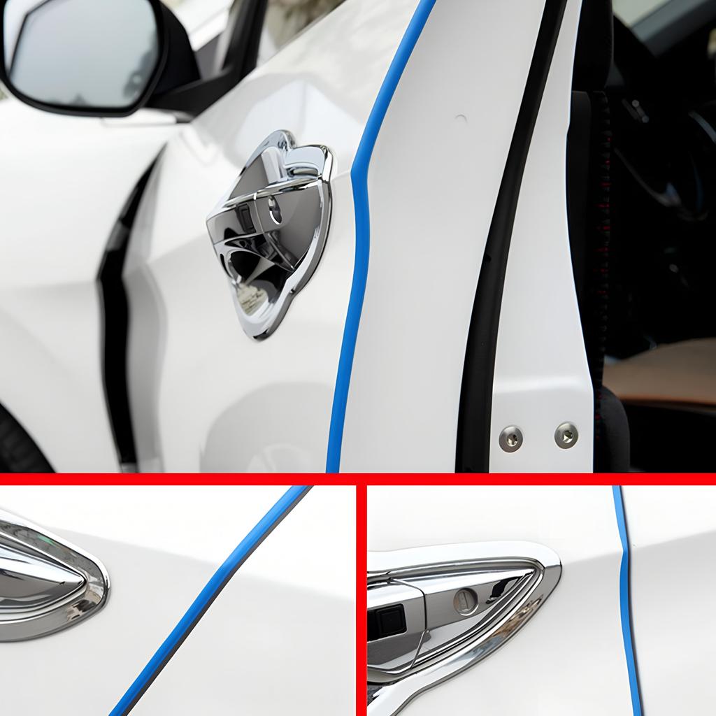 Car Door Anti Collision Strip U Type Universal Car Door Protection Edge Guards Trim Styling Moulding Strip Rubber Scratch Bumber