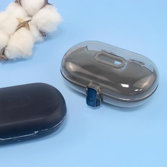 Pouzdro na sluchátka kompatibilní s Bluetooth s přesnými nabíjecími otvory Prachotěsný vodotěsný ochranný kryt pro otevřená sluchátka TOZ0