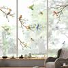Decalmile Tree Branch Double Sided Hummingbird & Bird Window Clings - Anti-Collision Glass Stickers