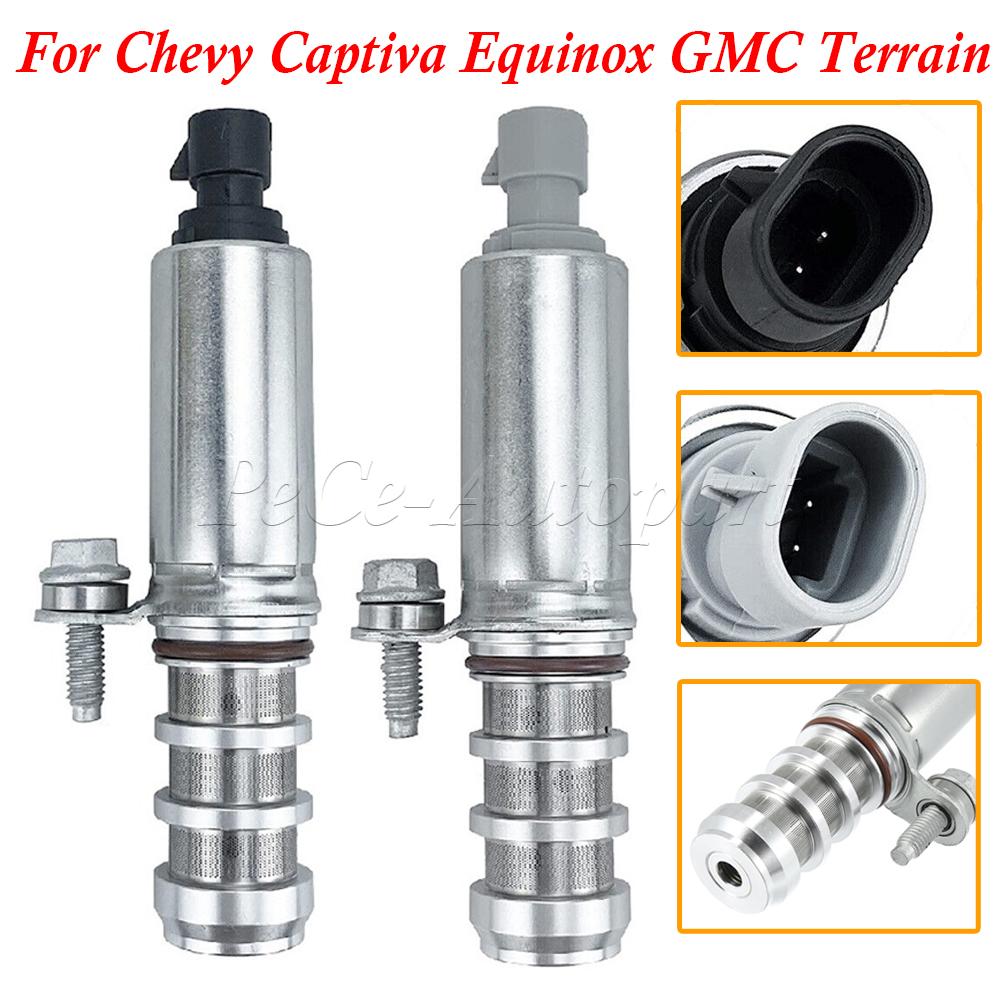 1 Set For Chevy Captiva Equinox GMC Terrain Intake & Exhaust Camshaft Actuator Solenoids Solenoid Valve OEM 12655420 12655421