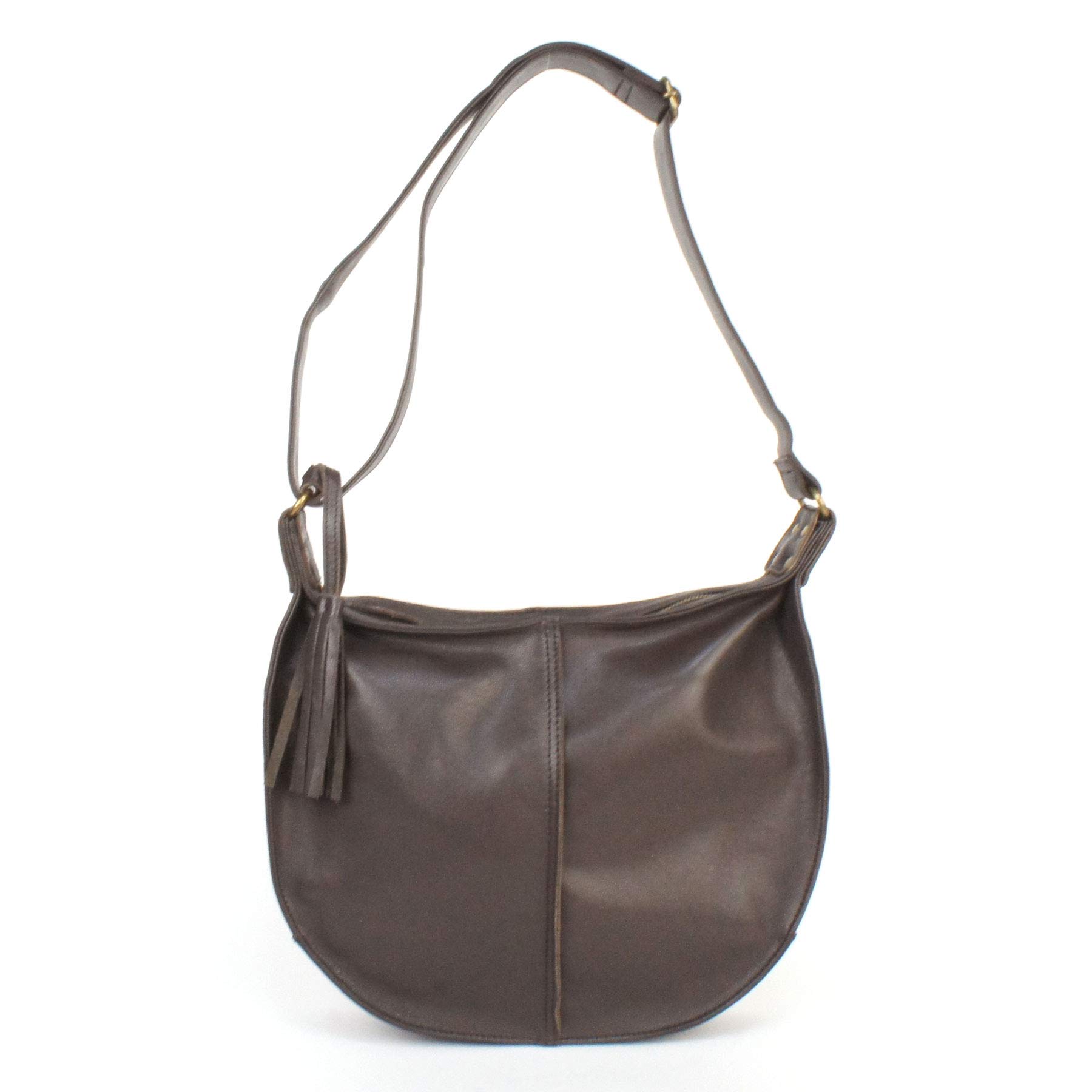 

Genuine leather shoulder bag for goat Liddy dark brown [Notre Favori] women, crossbody, leather, lightweight, Goat,