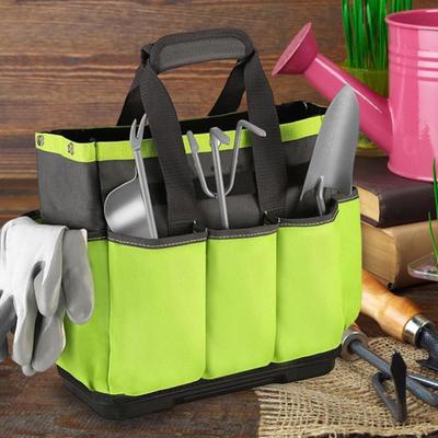 Gartenwerkzeugtasche Garten-Tragetasche Multifunktional Große Kapazität für Innen Außen Schwerlast mit