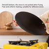 Black BBQ Griddle Non Stick Teppan Plate Indoor Outdoor Grill Pan  Stovetop Cooking
