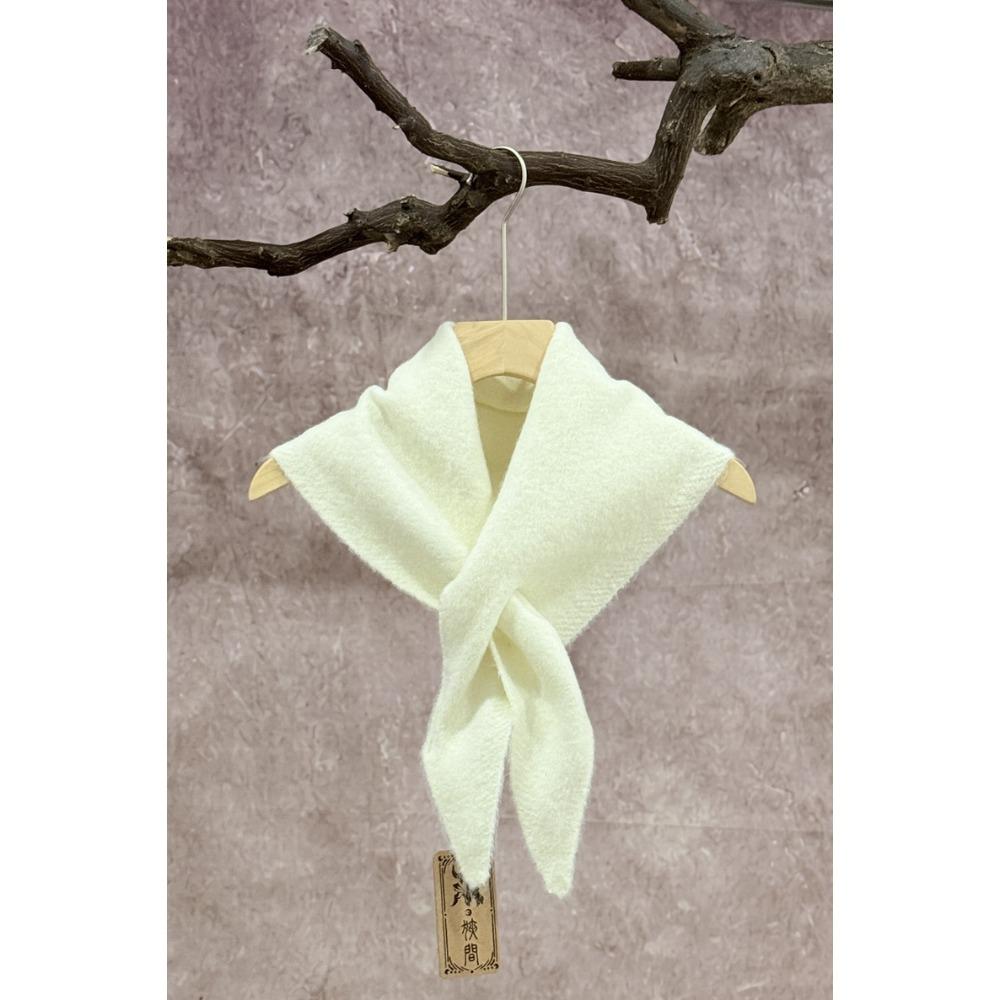 Triangle Scarf Scarf Solid Color Shawl Cape Autumn and Winter Women's High-end Shawl Blanket Warm Small Cape Cape