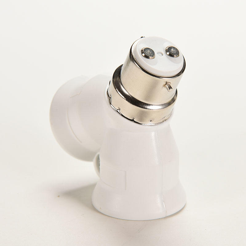 B22 do 2 X E27 żarówka bagnetowa żarówka konwerter adapter gniazdo śrubowe rozdzielacza