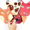 DJECO Origami Dieren met Instructies en Stickers, Ontwikkeling van Vingerbehendigheid, Montessori, Leeftijden 4, 5, 6, 7, Jongens en Meisjes, Kleuterschool en