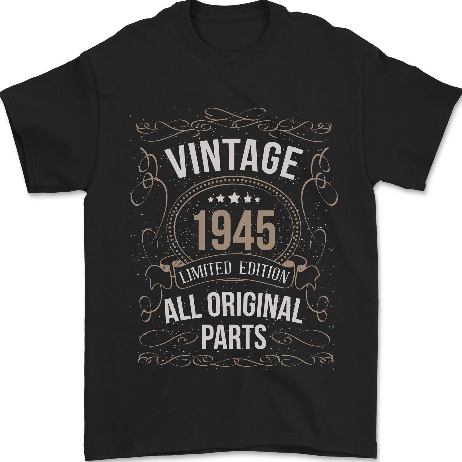 81st Birthday Limited Edition 1945 Mens T-Shirt 100% Cotton 2XL