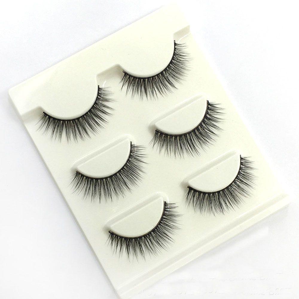 

Long 3D Faux Mink 3 Pairs Natural Thick False Eye Lashes Fake Eyelashes Makeup