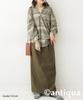 Antiqua Nuance Striped One Khaki Beige Shirt, Women's, MY-00020, Size, 01,