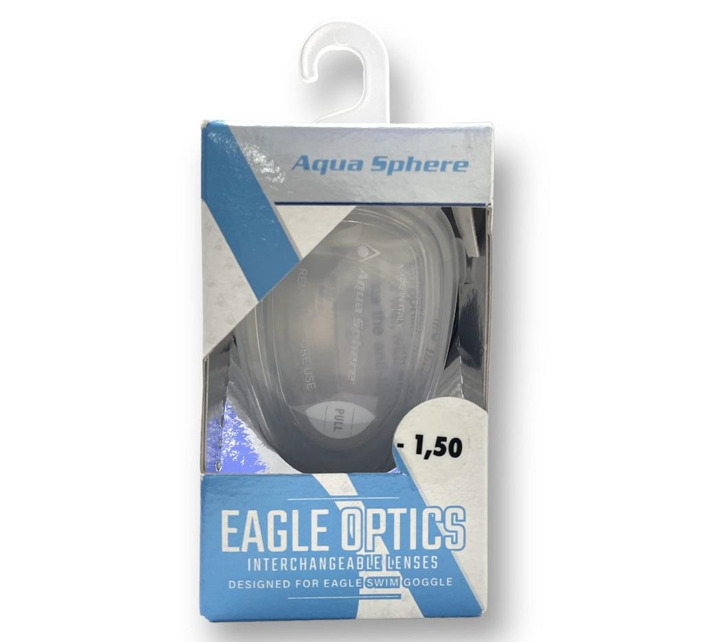 Phelps Aquasphere Swimming Eagle Optics Lens 167310 Goggles, -1.5,
