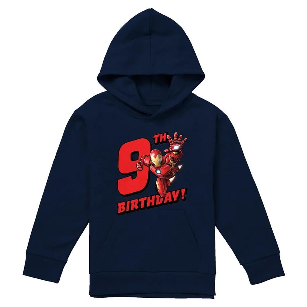 Marvel Childrens/Kids Iron Man 9th Birthday Hoodie