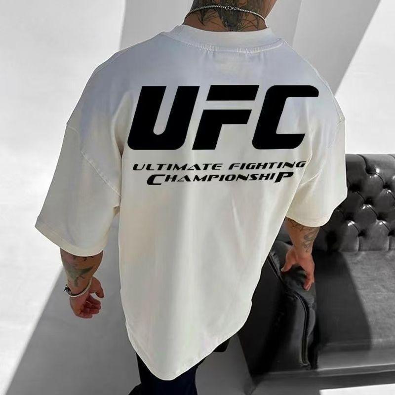 New UFC Ultimate Fighting 3D Printed Men's Round Neck Short Sleeve T-Shirt Sports Daily Casual Top
