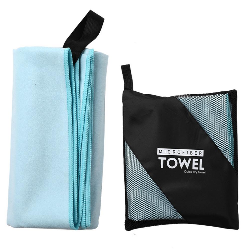 

Полотенце из микрофибры, идеальное полотенце для путешествий, походов, спортзала, быстросохнущее, супервпитывающее, ультракомпактное, легкое. Подходит для похода на пляж, душ, походный бассейн 80*180cm светло-синий