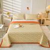 3PC Garden Floral Bed Cover Double Gauze Washed Cotton Skin Friendly Bed Cover Thin Quilt