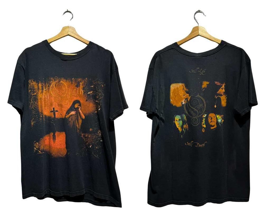 Футболка унисекс Opeth Band Still Life Still Death, черная, для взрослых, хлопковая, DI429 M