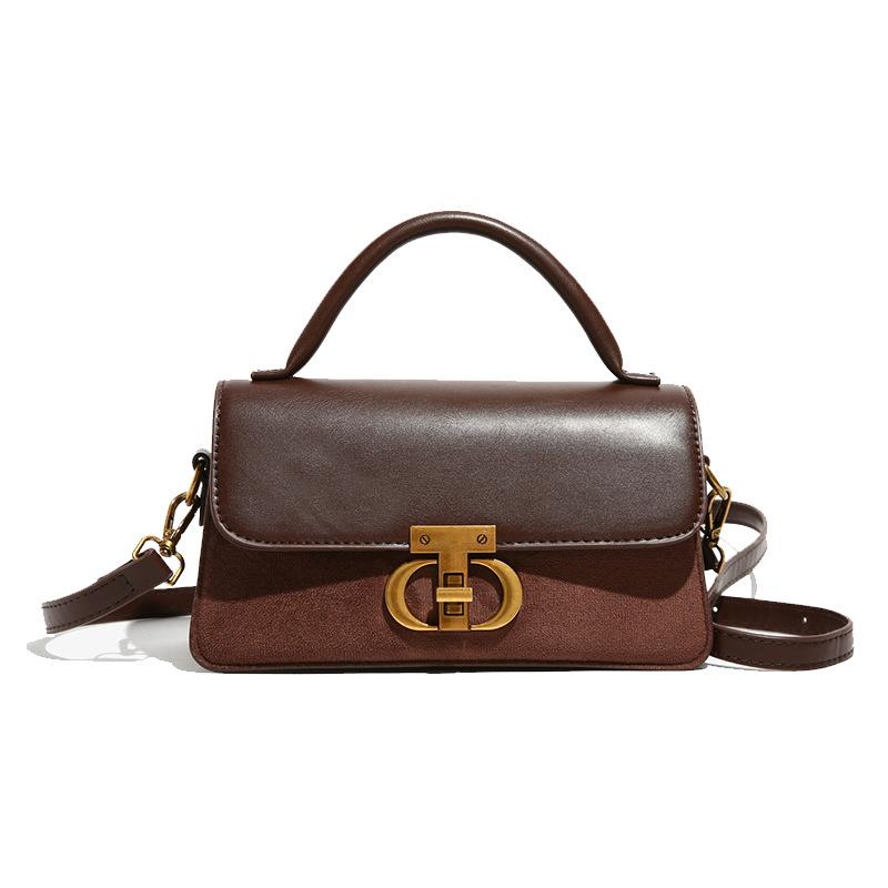 Premium Small Bag Women's Bag New Four-season Versatile Retro Shoulder Messenger Bag Storage Women's Portable Square Bag