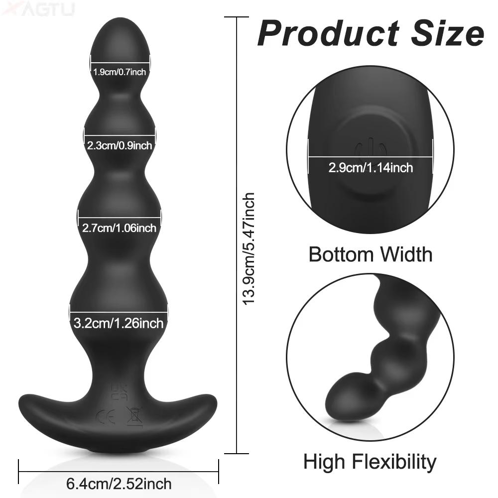 APP Bluetooth Wibrator Analny dla Mężczyzn Masażer Prostaty Bezprzewodowy Pilot Korek Analny Wibrujące Zabawki Seksualne dla Dorosłych dla Kobiet Mężczyzn Gejów
