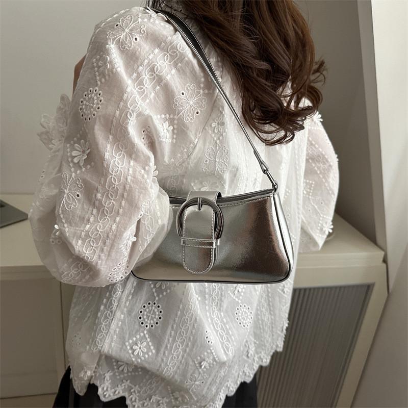 Trendy 2024 Fashion Shoulder Bag Stylish Pu Leather Square Crossbody Bag