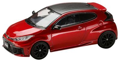 HobbyJAPAN HJ64 Scale Toyota GR Yaris RZ High Performance 2024 Emotional Red II Finished Model HJ641087R 1/64