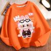 Children's Fashion Round-neck Hoodie, Spring and Autumn Boys' and Girls' Casual Long-sleeved Coat