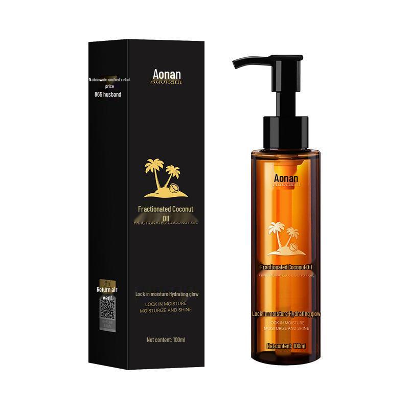 Aonan Fractionated Coconut Oil: Moisturizes, nourishes, hydrates, conditions, lifts, firms, brightens, and soothes skin.