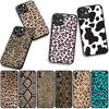 Cow Print Leopard Snake Phone Cover Case for Samsung Galaxy A36 A17 A26 A07 A35 A54 A53 A13 A33 A34 S8 S9 S20 S21 FE S10 Plus