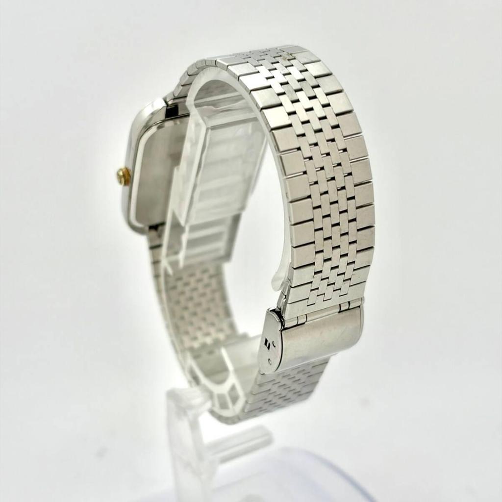 [New Battery] SEIKO Men's Watch Silver 6030-5370 133139 Genuine Belt