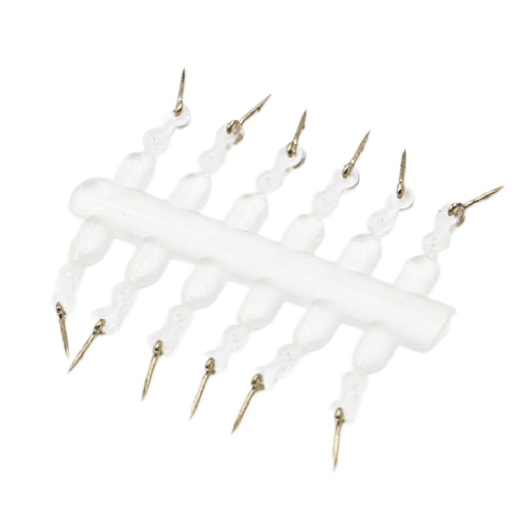 12 szt. Sprzęt do feedera karpiowego Metalowy kolec na przynętę karpiową z zadziorami i przezroczystą kukurydzą Ronnie Hair Rig Akcesoria do wędkarstwa karpiowego