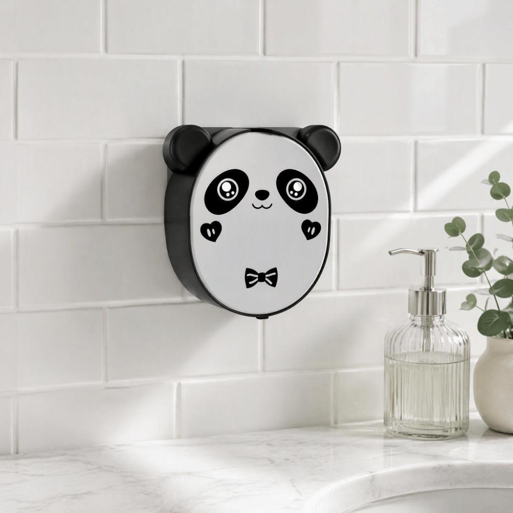 Black White Soap Storage Box Wall Mounted Cartoon Soap Holder Soap Dish  Home Shower Bathroom