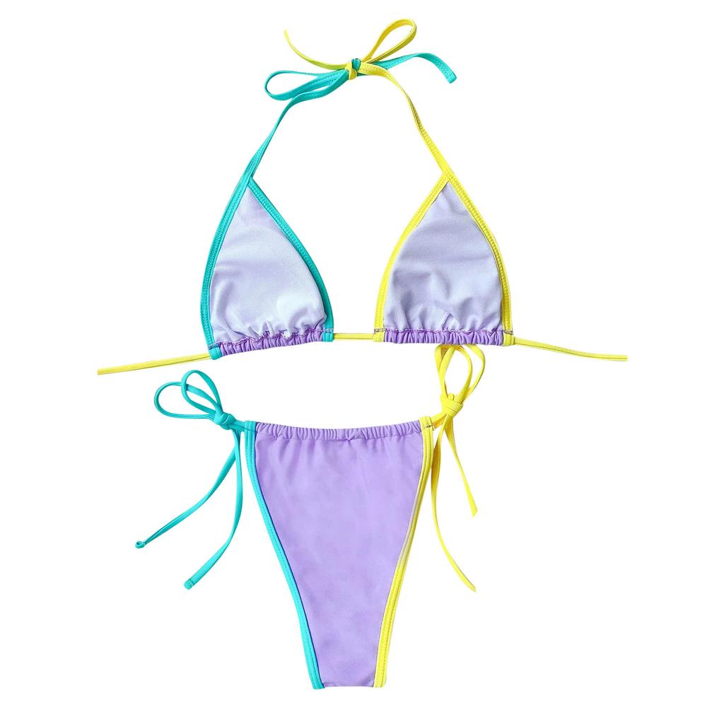 Women Bandeau Bandage Bikini Set Push-Up Brazilian Swimwear Beachwear Swimsuit