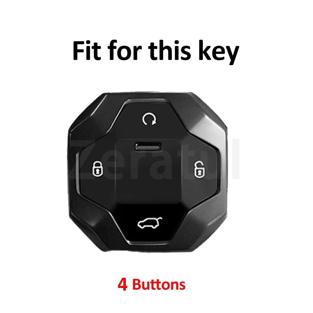 Soft Tpu Auto Shell Fob Keyless Protector For Chery Jetour T2 Traveler Dashing X-1 Plus Dtc Car Key Case Cover