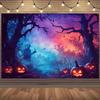 Halloween Themed Background Fabric - Horror Decoration Suitable for Parties Outdoor Celebrations and Holiday Scenes