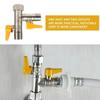 Brass Faucet Diverter Valve Thickened Hose Pipe Fitting New Shower Diverter Valve  Water Pipe