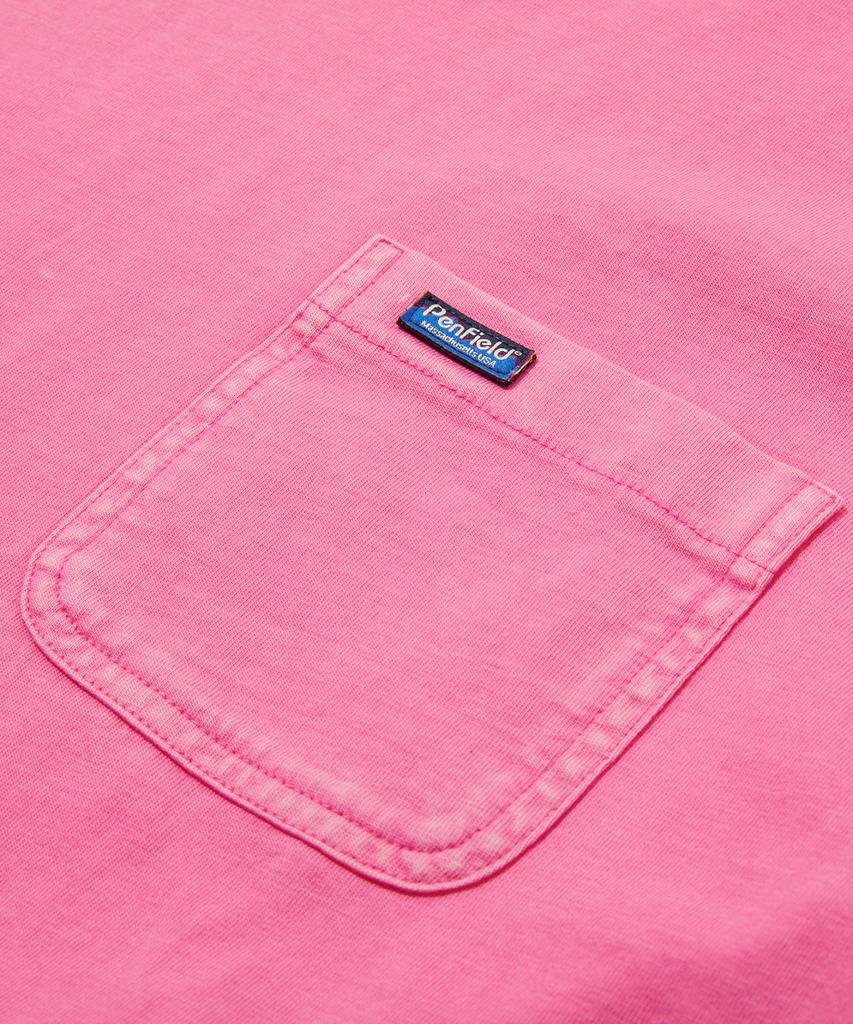 PENFIELD Washed Basic Pocket Long Sleeve T-Shirt Pink_Fs1Kt41U