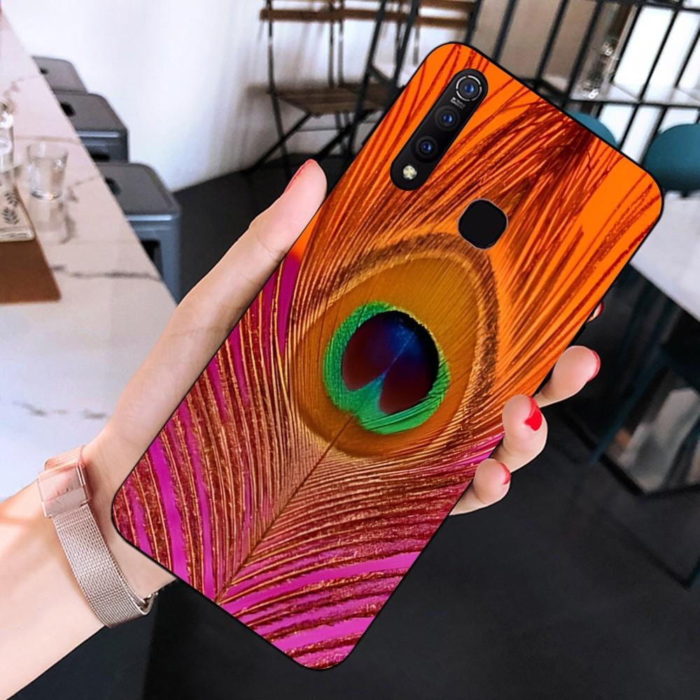 

Чехол для телефона с павлиньим пером для Huawei Y9 6 7 5 Prime Enjoy 7s 7 8 plus 7a 9e 9plus 8E Lite Psmart Shell Huawei Y7 prime 2019