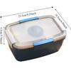 Leak Proof Lunch Box 2000ML Salad Box Tableware Food Storage Container  Microwave Safe