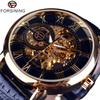Forsining 99A Mode Herren Manuelle Mechanische Uhr Rahmen Transparent Fortgeschrittene Mechanische Aufzug 3D Mechanische Sport Herrenuhr