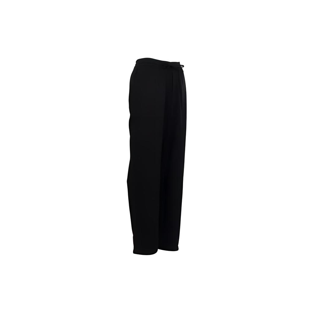 Y-3 Letter Logo Lace-Up Casual Pants Men pants Black IV5574