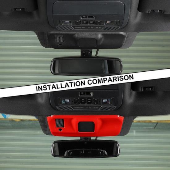 Red Rearview Mirror Bracket Panel Cover Trim For Ford F150 - Accessories