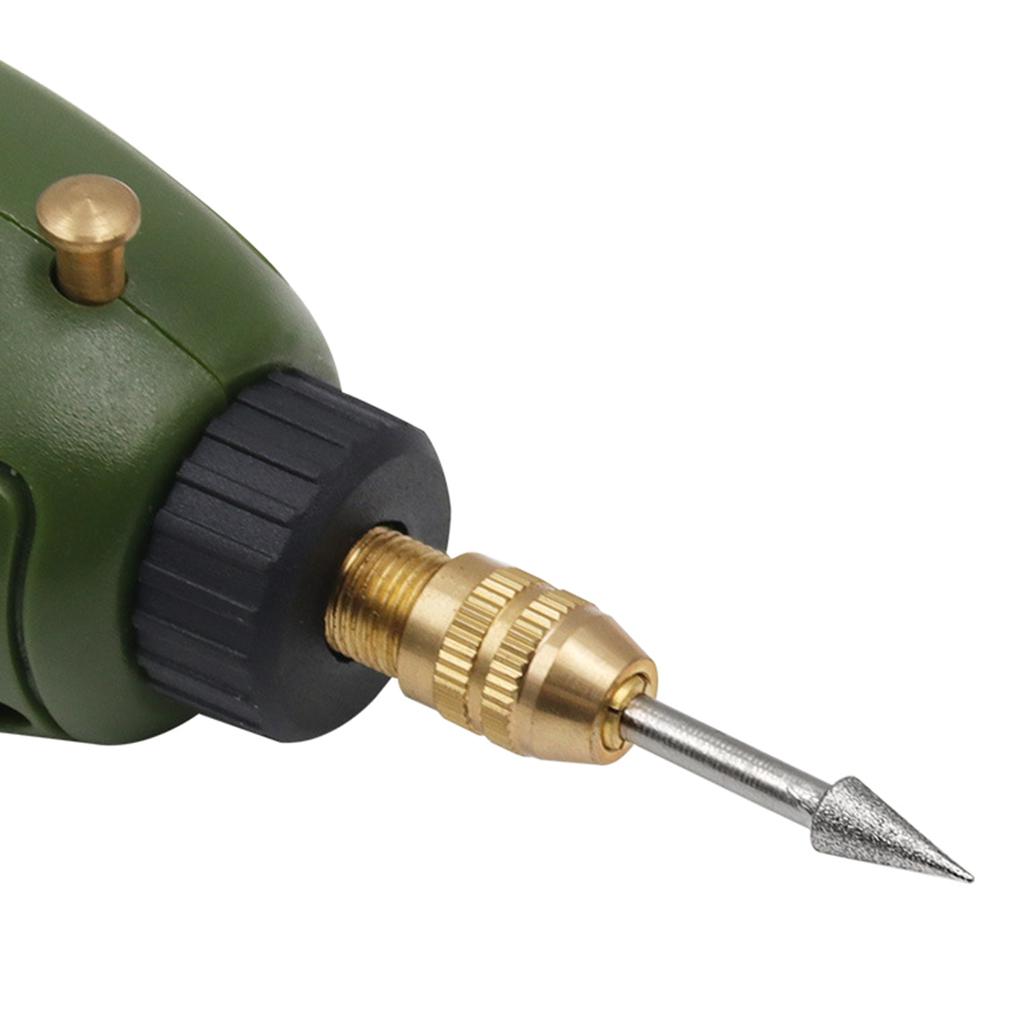 Grinding Rods Mini Drill Jade Grinding Bit Bur Needle Polishing Carving Engraving Bits for Glass Jade Stone 4PCS