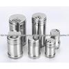 Non-Magnetic Stainless Steel Kitchen Shaker: Salt, Pepper, Cumin, BBQ Seasoning, Toothpick Holder