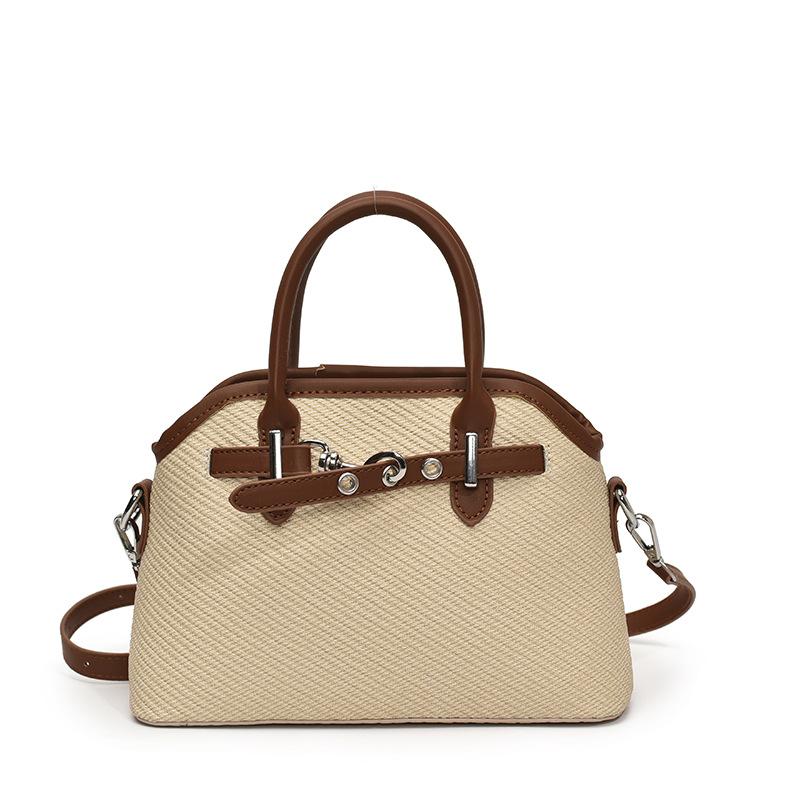 Korean version hot-selling contrasting color casual portable shell bag high-end texture niche commuting fashion versatile messenger bag women