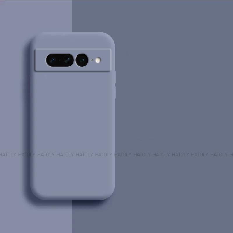 

Чехол для Google Pixel 7 Pro Чехол для Google Pixel 7A 7 Pro Оригинальный противоударный жидкий силиконовый чехол TPU для задней панели Google Pixel 7 Pro Pixel 7
