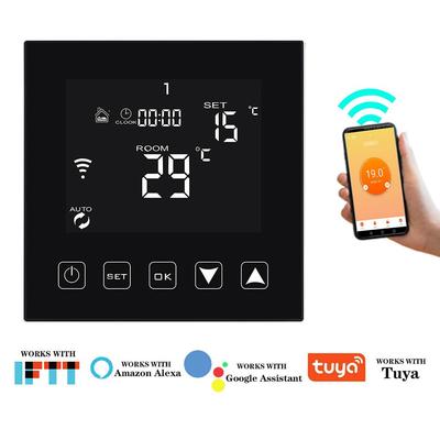 Smart Thermostat 16A /3A Temperature Controller Wifi Thermostat Electric Warm Floor Heating Room Thermostat Works with Smart Home