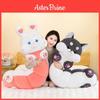 Oreiller Animal de Compagnie Chenille Mignonne Deux Lapins Ha Meng Poupée Cadeau Pour Enfants Petite Amie Anniversaire Jouet en Peluche Poupée 70cm