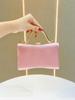 Vintage European Style Small Tote Bag With Lock Closure For Evening Parties