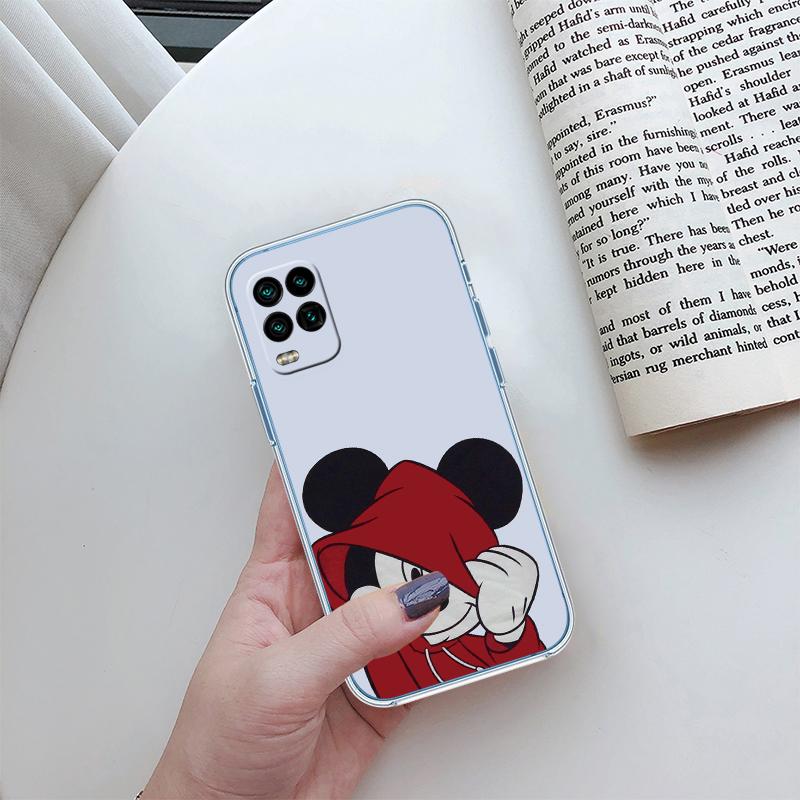 Mickey Minnie Mouse Transparent Phone Case for Motorola Moto G7 G8 G9 G84 G85 G73 G24 G15 Z2 Play Power Plus
