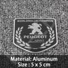 3D Aluminum Car Body Fender Logo Rear Trunk Stickers For Peugeot 308 408 108 RCZ 208 3008 107 106 206 207 301 4008 Car Styling
