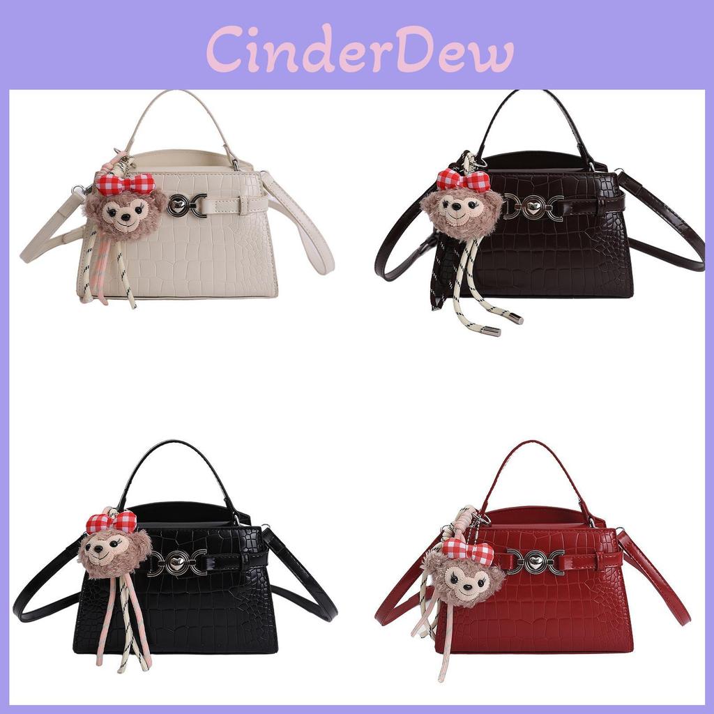 Cross Border Trend Small Faux Leather Handbag With Top Zip For Casual Daily Use