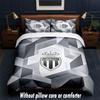 Monaco FC Design Bed Bedding Set 1 Duvet Cover + 2 Pillowcases Soft Breathable Household Bed Linens